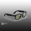 Ray-Ban Headliner (Gen 1) Глянцевый Чёрный с Зелёными Линзами